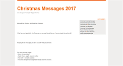 Desktop Screenshot of christmasmessages123.info